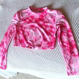 Swim cover up top size 7-8yrs